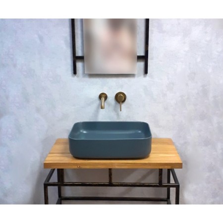 Haling shell Bronze de Luxe Scandi 6127-DGM, 500x390x130 mm, without overflow, earthenware-4