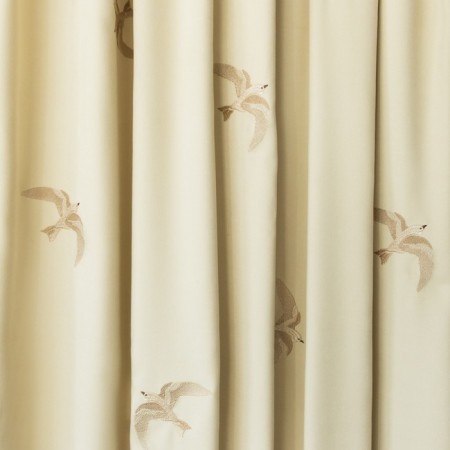 Set of curtains "Liberty", size 145 x 270 cm - 2 pcs, cream-1