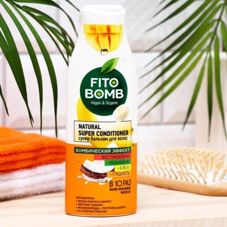 Fito Bomb hair balm, restoration + moisturizing + shine + smoothness, 250 ml
