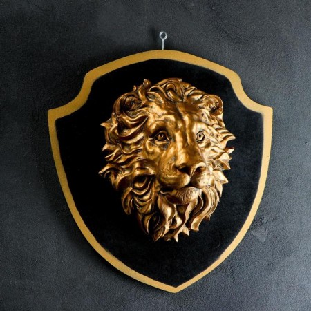 Panel "Leave's head" Bronze/Black, 40cm