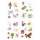 Coloring with stickers set of "kitten and friends", 8 pcs. 12 p.
