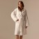 Terry robe with a hood Women's SL Home: Basic "Blanc de Blanc", Rr. M, 100% HL, 420 g/m2