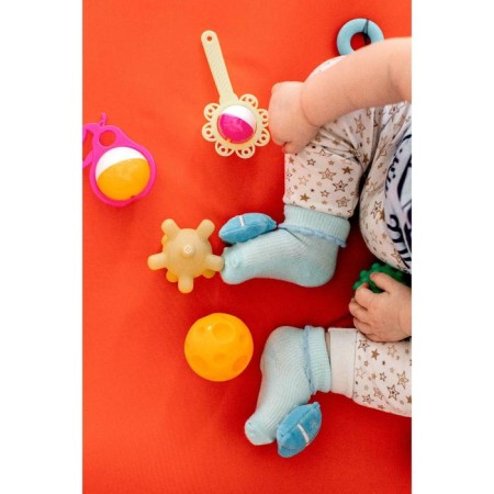 A set of developing tactile balls "Cosmos", with a squeak, 5 pcs, crumb I-8