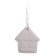 Christmas tree decoration for painting "House" with a suspension, brush
