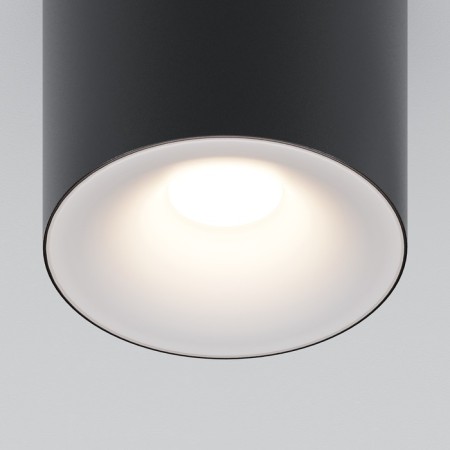 Technical C094-GU10-B SPARK, 99X99X110 mm ceiling lamp, GU10, 1x10W, black color-1