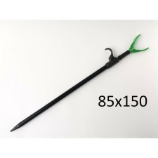 Telescopic stand, painted metal, 85x150 cm