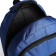 Youth backpack with lightning, 2 departments, 4 pockets, blue color
