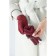 Gloves are female, dimensionless, without insulation, burgundy color
