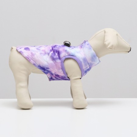 Dogs for dogs with a zipper "Amethyst", size S, lilac (DS 20, Osh 28, OG 39 cm)-1