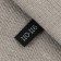 Textile strip "110-116", 5 x 1.1 cm, black color