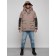 Male winter jacket, size 52, brown color