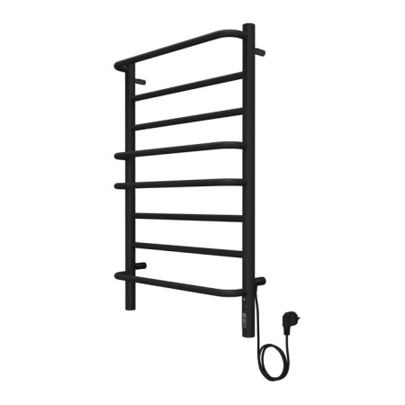 Terminus heated towel rail "Euromix" P8, 500x800 mm, on the right, black matte-1