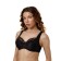 Women's bra -braid, size 100d, black color