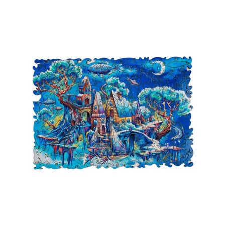 Figure puzzle "Flying City", 150 parts, 28.7 × 20 cm-1
