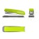 Stapler Erichkrause Classic, No. 24/6, up to 25 sheets, anti-stepler, rubber anti-slip insert, gray-green