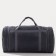Road bag on a zipper, with an increase, 4 outer pockets, a long belt, the color is gray
