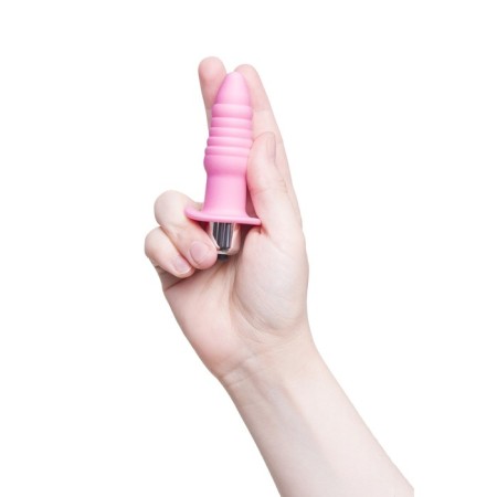 Anal Vibrovalok Eromantica, Princess, silicone, pink, 9 cm-6
