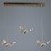 Bayerlux "Butterfly" LED 18W 3000-6000K gold 20x15x4 cm