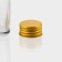 Glass bottle for sauces and oils with a metal cover, 100 ml, 6.5 × 3 × 12.5 cm