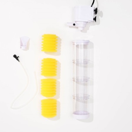 Internal filter Jingye JY-8500F, four-section, 1500 l/h, 35 watts-3