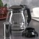 Glass teapot “Illusion”, 1.5 l, with metal sieve, black color