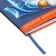 School diary for grades 1-11, "Shibaine in a shark costume", a solid cover with foam rubber, artificial leather, figured cutting, liesse, 48 sheets, block 80g/m2