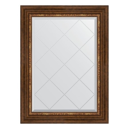 Mirror with engraving in the baguette frame, Roman bronze 88 mm, 66x89 cm