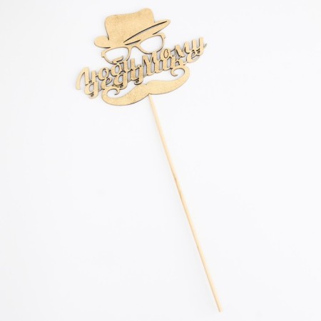 Topper "Beloved Grandfather" on the suspension, Golden Gold beautifully-3