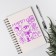 Stencil plastic "Fortune telling" 13x13 cm