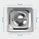 Stainless steel cover to gastro power 1/6, 17.7 × 16.2 cm thick 0.8 mm