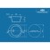 Kitchen Washing Ulgran U405-342, D = 495 mm, color graphite