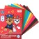 Cardboard color, A4, 8 sheets, 8 colors, non -unilateral, in a folder, 220 g/m², puppy patrol