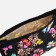 Cosmetic bag with lightning, black color