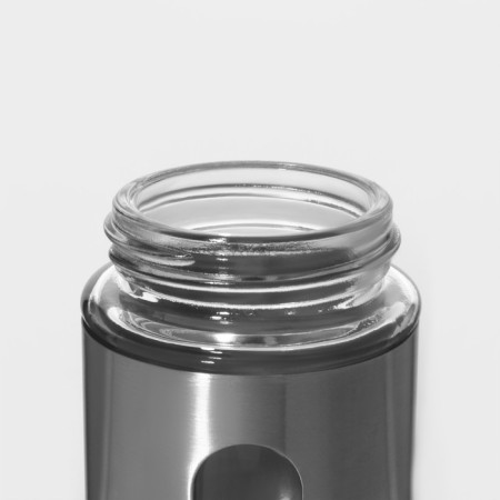 Solonka Glass Daula "Style", 130 ml, 5 × 8 cm, silver color-6