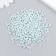 Glass beads 6/0 "blue and white" makarun, gloss 450 gr