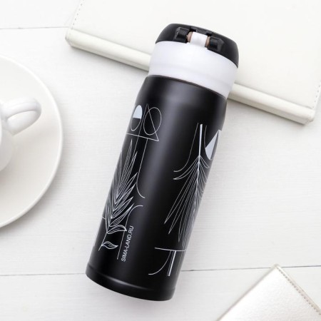 Thermos "leaves", 350 ml, heat conservation 6-8 hours-1