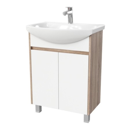 Spectrum Tumba Delhi 65, Dub Sonoma/White, Baltic