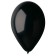 Latex ball 12 ", pastel, set 100 pcs., Black color