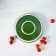 Porcelain dish Punto Verde, D = 17.5 cm
