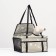 Car Seats for animals 40*30*25 cm, gray with white paws and bones