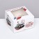 Packaging for 4 cupcakes with a window, "February 23", 16 x 16 x 10 cm