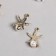 Decor for creativity Metal "Sea star with pearls" mix 1.7x1.7 cm