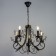 Ariel chandelier 5xe14 40W black and gold 58x58x40.5-100 cm Bayerlux