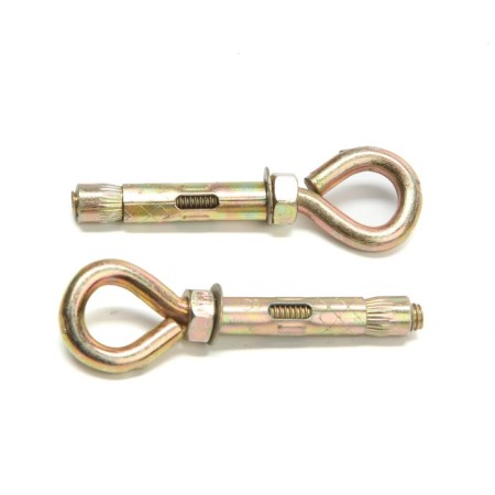 Anchor bolt of scrap, with a ring, galvanized, 8x45 mm, 100 pcs-4