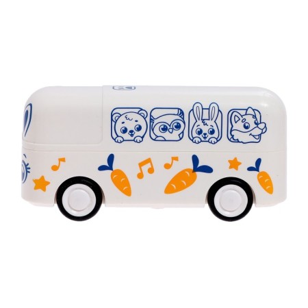 Musical projector "Funny bunny", light, sound, white-1
