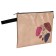 A4, 330 x 270 x 10 mm notebook folder, lightning from above, leatherette, Devente Heart Sign, beige