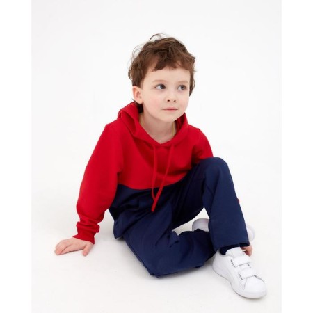 Costume (sweatshirt, trousers) KAFTAN "BASIC Line" R.36 (134-140), Indigo, red-5