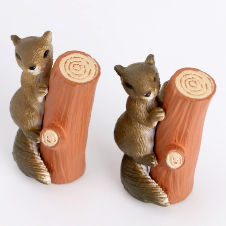 Miniature Puppet "Squirrel on a tree", set 2 pcs., Size 1 pc. - 2.5 × 5 × 2.5 cm-2