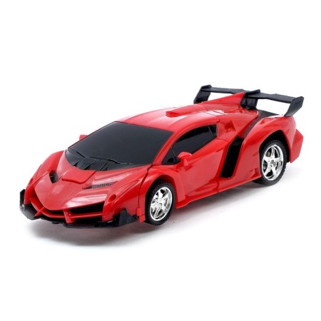 Robot radio -controlled Lambo, transforms from the remote control, scale 1:18, red color-4