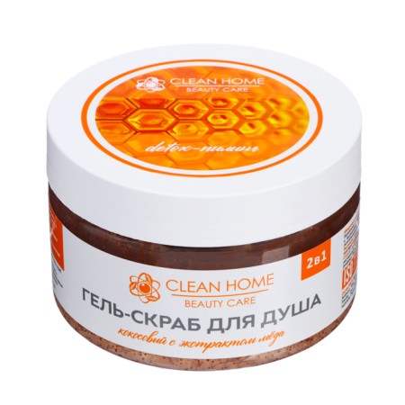Clean Home Beauty Care Detox-Piling with honey extract, 250 ml shower